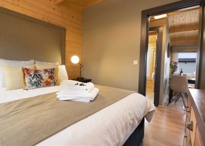 Internal view of the bed in Cabin 1